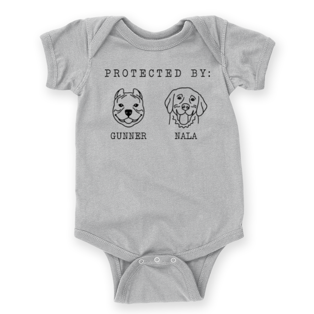 Custom Dog Baby Onesie – Loved by Dog Lovers | Make a Dog Smile