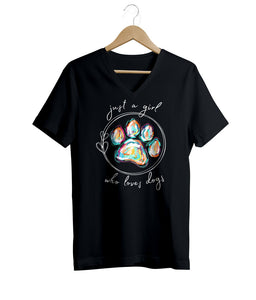Just a Girl V-Neck