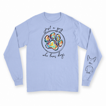 Load image into Gallery viewer, Just a Guy Who Loves Dogs - Custom Long Sleeve